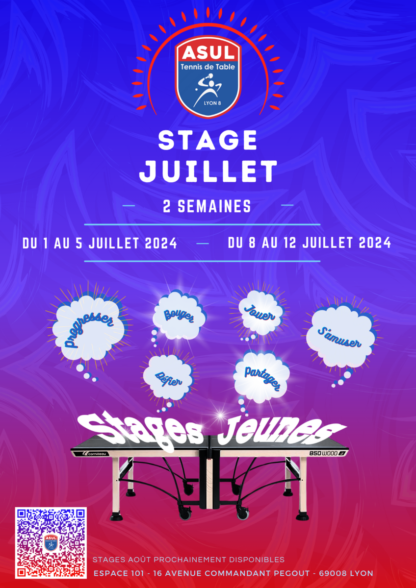 Stage Eté - Juillet 2024