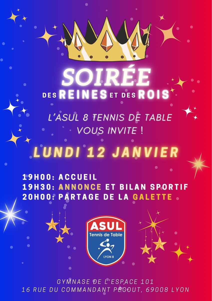 Soirée Galettes des Rois - 12/01/2026