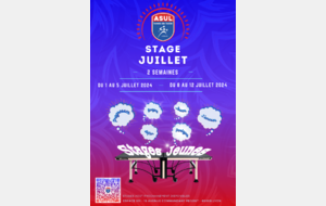 Stage Eté - Juillet 2024