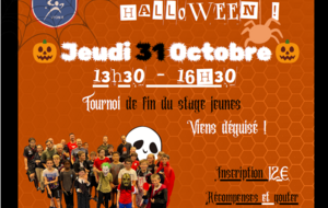 Tournoi Halloween - Jeudi 31/10/2024