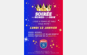 Soirée Galettes des Rois - 12/01/2026