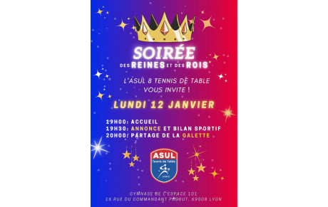 Soirée Galettes des Rois - 12/01/2026